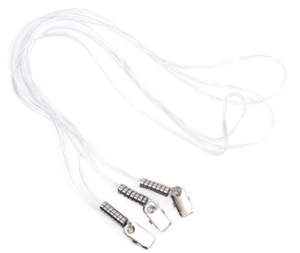 Cordão em Silicone com Jacaré