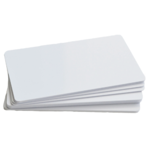 cartoes em pvc branco / comandas em pvc